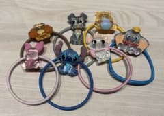 ディズニー7個セット Twinkleゴム トウィンクルゴム ヘアゴム ガチャのサムネイル