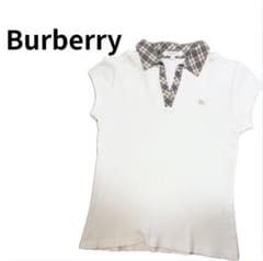 バーバリー Burberry ノバチェック ポロシャツ ロゴ 160 S - メルカリ