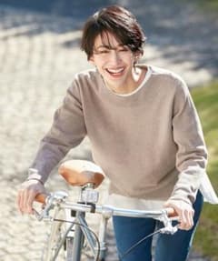 ★超美品★ any Fam  ベーシックドルマンニット Mのサムネイル