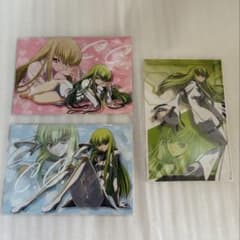 専用　　ユムカアシュ　3コンセット➕緑の世界 コードギアス 反逆のルルーシュ ポストカード ガム C.C. 3種セット