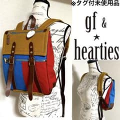タグ付未使用品 GF&HEARTIES マルチカラー リュック バックパック 