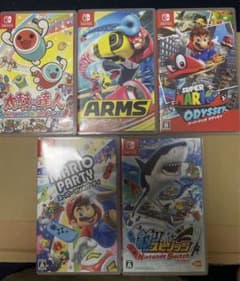 マリオパーティー 太鼓の達人 ARMS 釣りスピリッツ マリオオデッセイ ソフトのサムネイル