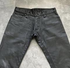 TETE HOMME waxed flare pants Y2K コーティングのサムネイル