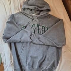 Brandy Melville ロゴ プルオーバーパーカー グレーのサムネイル
