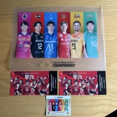 2025-26 SV.LEAGUE クリアファイル バレともセット高橋藍石川祐希のサムネイル