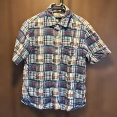 古着 THE NORTH FACE 半袖シャツ M チェック柄のサムネイル