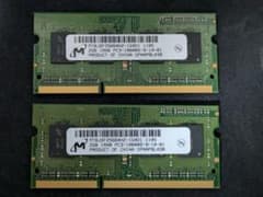 ジャンクMicron ノートPC用メモリ　DDR3 PC3-10600S 4GBのサムネイル