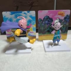 드래곤 볼 DAIMA 패널 부착 피겨 마인 부우 & 계왕신(미니) 2장 세트