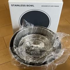 新品未使用 柳宗理 ステンレスボウル 5点セットのサムネイル