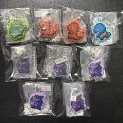 ポケモン ピクセルアート　つれあるきマスコット　9個セットのサムネイル