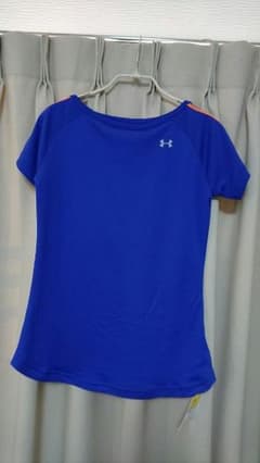 新品タグ付 UNDER ARMOUR ヒートギア SEMI-FITTED ブルーのサムネイル
