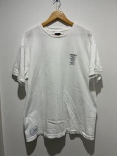 WTAPS ロゴTシャツ X02 白 シミあり - メルカリ