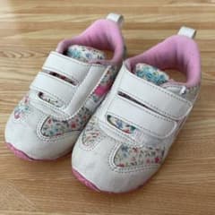 asics アシックス　花柄スニーカー　14.5cmのサムネイル