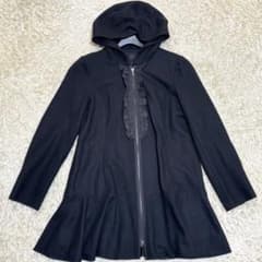 大きいサイズ 近年モデル TO BE CHIC 2023 フリルフードパーカー 