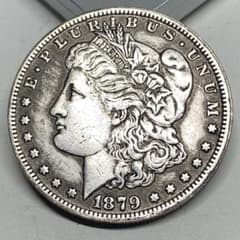 古銭 1879年 モルガンダラー 1ドル アメリカ文化コイン - メルカリ