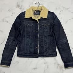 【美品】DIESEL デニムジャケット ✨美品✨DIESELディーゼル ボアデニムジャケット GジャンXS fj144