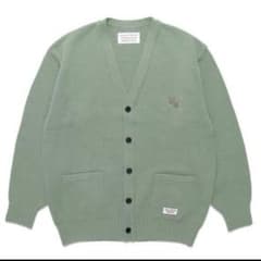 ワコマリア CLASSIC KNIT CARDIGAN ミント - メルカリ