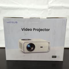 WiMiUS プロジェクター 小型電動フォーカ自動台形補正 高輝度750ANSI