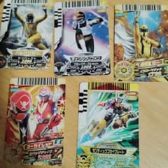 戦隊ヒーロー キャラクターカードセットのサムネイル
