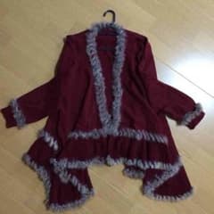 ファー付きカーディガンのサムネイル
