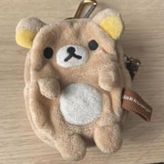 リラックマ クマ型ポーチ ベージュのサムネイル