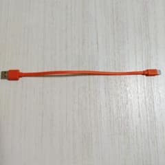 オレンジ USB Type-Cケーブル 約26cmのサムネイル