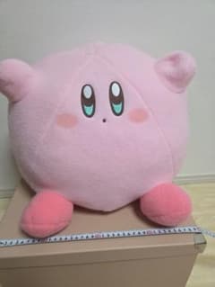 星のカービィ 羊毛フェルト風超BIGぬいぐるみ(まんぷく座り)