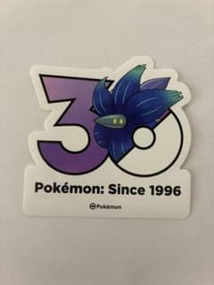 【韓国限定】ポケモン 30周年記念ステッカー　キラフロルのサムネイル