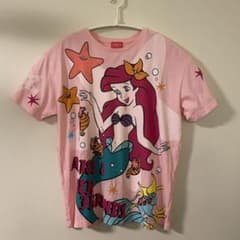 ディズニーシー　アリエル　ビッグTシャツ　ピンクのサムネイル