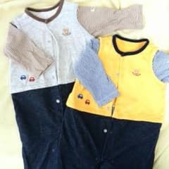 ゆいまる様専用！！　ミキハウス　ロンパースセット☆　双子ちゃんに！のサムネイル