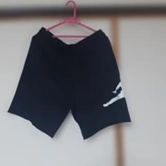 Jordan 黒 ショートパンツ ジャンプマン　スウェットのサムネイル