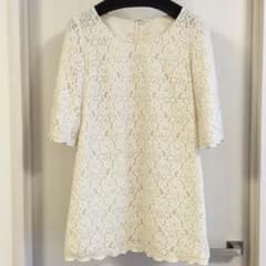 【中古美品】♡BE RADIANCE♡レースワンピース/オフホワイトのサムネイル