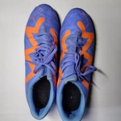 PUMA サッカーシューズ スパイク パープル オレンジのサムネイル