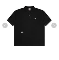 A BATHING APE エイプ ポロシャツ 黒 Mのサムネイル