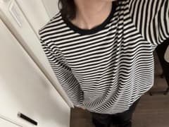 00s archive ボーダーロンT 短丈 swag grungeのサムネイル