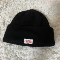 新品 DANTON ニット帽 ニットキャップ ビーニー 黒のサムネイル
