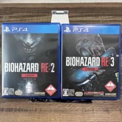PS4 バイオハザード Re:2 Re:3 Zバージョン 2セット