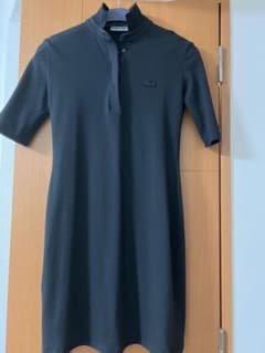 LACOSTE ブラック ポロドレス 36のサムネイル