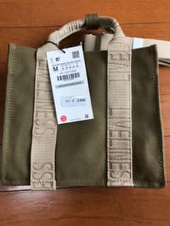 。 ロゴストラップ キャンバス ミニトートバッグ／ZARAのサムネイル