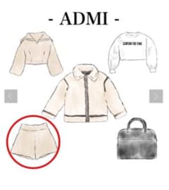who's who chico 福袋 2022 ADMI ショートパンツ ニットのサムネイル