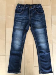 moujonjonデニムパンツ ジーンズ 130cmのサムネイル