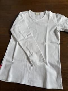 美和縫製　白雲　無地（九分袖）厚手8.5オンス　Tシャツ（白）サイズ2のサムネイル