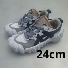 オニツカタイガー デンティグレ エルエス ホワイト/グレー 25cm オニツカタイガー デンティグレ エルエス ホワイト/グレー 22.5