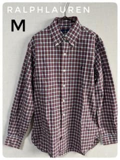 【美品】M サイズ　ラルフローレンのチェックシャツ　メンズ　Mサイズのサムネイル