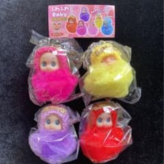 【新品・未使用】ふわふわBaby キーチェーン 4種セット キューピー人形風のサムネイル