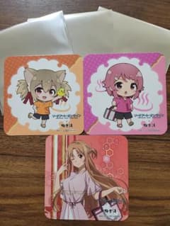 【SAO×極楽湯】コースターセットのサムネイル
