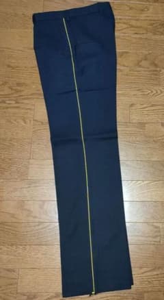 美品　フランス軍　　パレードパンツ　デッドストック　イエローラインのサムネイル