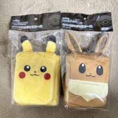 ポケモンカード ぬいぐるみデッキケース イーブイ ピカチュウ - メルカリ