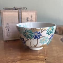青楓繪茶碗 山川巌作 共箱 抹茶碗（ga16） 青楓繪茶碗 山川巌作 共箱 抹茶碗（ga16） - メルカリ