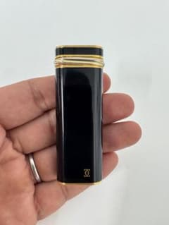 Cartier カルティエ ライター 本体 ブラック ゴールドのサムネイル